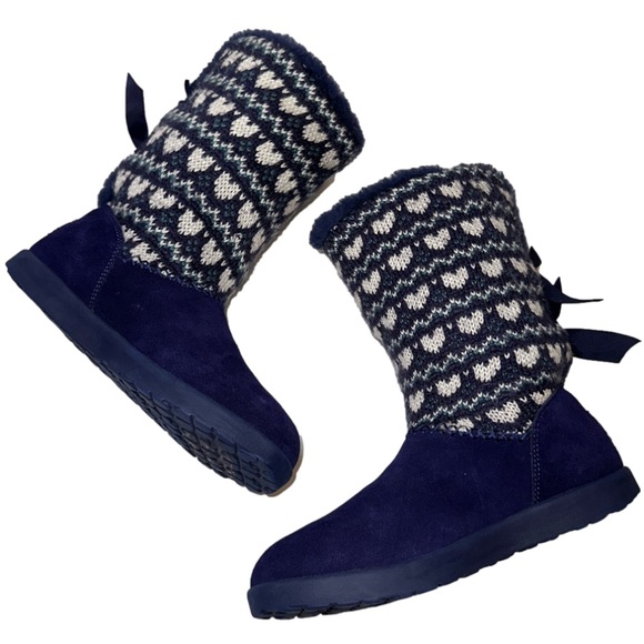 UGG Australia Heart Knotty Fair Isle Boots Size 4❤️ - Picture 13 of 14